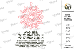 Christmas Snowflake Ornament Laser Cut. Christmas Decor SVG Product Image 2