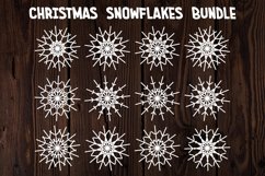 Christmas Snowflakes Bundle, Christmas SVG Files Product Image 1