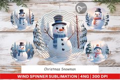 Wind Spinner Christmas Snowman Product Image 1