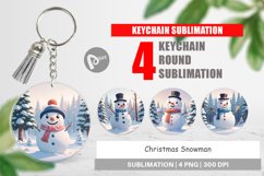 Keychain Christmas Snowman Product Image 1