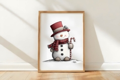 Christmas Snowman Clipart Product Image 3