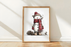 Christmas Snowman Clipart Product Image 3