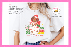 Cute Christmas Dachshund Snowman PNG | Through the Snow Product Image 3