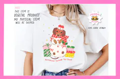 Cute Christmas Dachshund Snowman PNG | Through the Snow Product Image 3