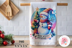 The Christmas Kitchen Towel, Kitchen Towel Sublimation Png, Tea Towel Png, Garden Flag