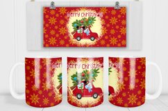 Christmas mug sublimation | Merry Christmas mug design Product Image 1