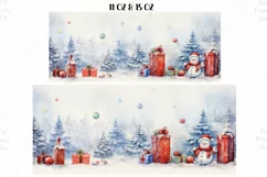 Christmas Mug Wrap Sublimation Designs, Christmas Tree Mug, Christmas Png