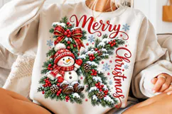Christmas Snowman PNG Product Image 3