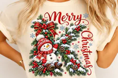Christmas Snowman PNG Product Image 4