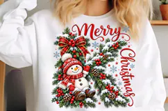 Christmas Snowman PNG Product Image 5