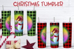 Christmas tumbler sublimation | Christmas snowman PNG Product Image 1