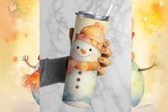 Christmas Snowman Tumbler Wrap, 20 oz tumbler wrap, Christmas Snowman Tumbler Wrap