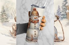 Christmas Snowman Tumbler Wrap, 20 oz tumbler wrap, Christmas Snowman Tumbler Wrap