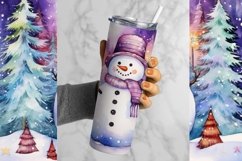 Christmas Snowman Tumbler Wrap, 20 oz tumbler wrap, Christmas Snowman Tumbler Wrap