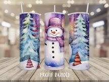 Christmas Snowman Tumbler Wrap, 20 oz tumbler wrap, Christmas Snowman Tumbler Wrap