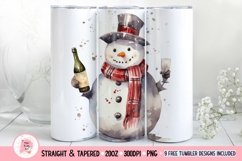 Christmas Snowman Tumbler Wrap, 20 oz tumbler wrap, Christmas Snowman Tumbler Wrap, Christmas Snowman Png