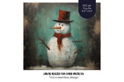 Christmas Snowman Tumbler Wrap Vintage Winter Tumbler Wrap