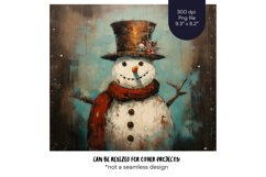 Christmas Snowman Tumbler Wrap Vintage Winter Tumbler Wrap