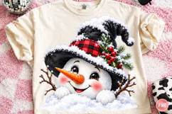 Christmas Snowman Winter Hat PNG Product Image 1
