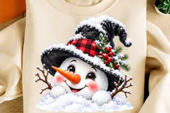 Christmas Snowman Winter Hat PNG Product Image 2