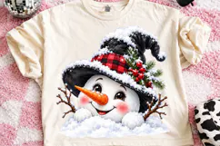 Christmas Snowman Winter Hat PNG Product Image 4