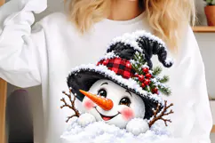 Christmas Snowman Winter Hat PNG Product Image 5
