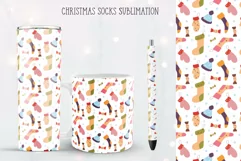 christmas socks sublimation