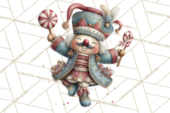 Nutcracker Clipart PNG, Classic Red Green Gold Holiday Product Image 2