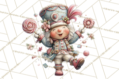 Nutcracker Clipart PNG, Classic Red Green Gold Holiday Product Image 3