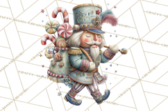Nutcracker Clipart PNG, Classic Red Green Gold Holiday Product Image 5