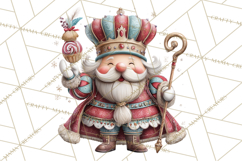 Nutcracker Clipart PNG, Classic Red Green Gold Holiday Product Image 3