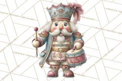 Nutcracker Clipart PNG, Classic Red Green Gold Holiday Product Image 2