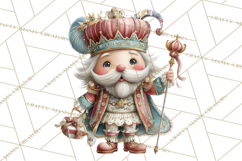 Nutcracker Clipart PNG, Classic Red Green Gold Holiday Product Image 2