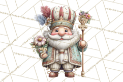 Nutcracker Clipart PNG, Classic Red Green Gold Holiday Product Image 3