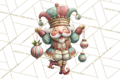 Nutcracker Clipart PNG, Classic Red Green Gold Holiday Product Image 3