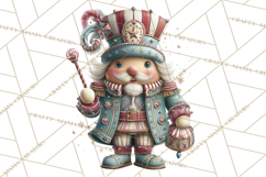 Nutcracker Clipart PNG, Classic Red Green Gold Holiday Product Image 3