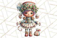 Nutcracker Clipart PNG, Classic Red Green Gold Holiday Product Image 4