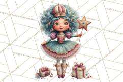 Nutcracker Clipart PNG, Classic Red Green Gold Holiday Product Image 2