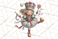 Nutcracker Clipart PNG, Classic Red Green Gold Holiday Product Image 4