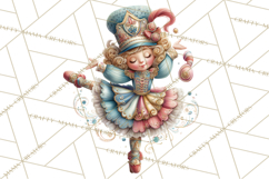 Nutcracker Clipart PNG, Classic Red Green Gold Holiday Product Image 5