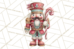 Nutcracker Clipart PNG, Classic Red Green Gold Holiday Product Image 5