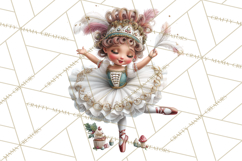 Nutcracker Clipart PNG, Classic Red Green Gold Holiday Product Image 5