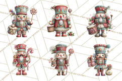 Nutcracker Clipart PNG, Classic Red Green Gold Holiday Product Image 6
