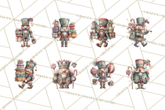 Nutcracker Clipart PNG, Classic Red Green Gold Holiday Product Image 4