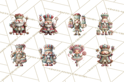 Nutcracker Clipart PNG, Classic Red Green Gold Holiday Product Image 8