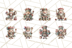 Nutcracker Clipart PNG, Classic Red Green Gold Holiday Product Image 5