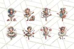 Nutcracker Clipart PNG, Classic Red Green Gold Holiday Product Image 2