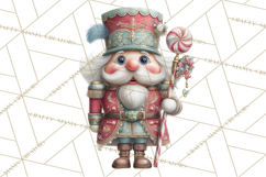 Nutcracker Clipart PNG, Classic Red Green Gold Holiday Product Image 4