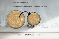 Christmas Sparkle 12mm Digital Collage Sheet Product Image 3