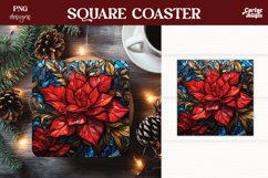 Christmas Square Coaster Sublimation